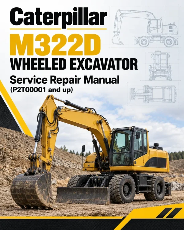 Caterpillar CAT M322D Wheeled Excavator Service Repair Manual (P2T00001 and up) Caterpillar CAT M322D Wheeled Excavator Service Repair Manual (P2T00001 and up)
