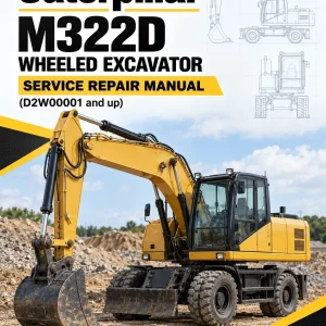 Caterpillar CAT M322D Wheeled Excavator Service Repair Manual (D2W00001 and up) Caterpillar CAT M322D Wheeled Excavator Service Repair Manual (D2W00001 and up)