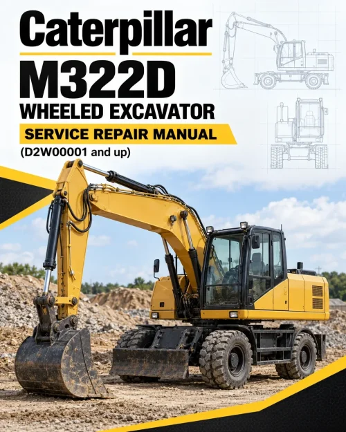 Caterpillar CAT M322D Wheeled Excavator Service Repair Manual (D2W00001 and up) Caterpillar CAT M322D Wheeled Excavator Service Repair Manual (D2W00001 and up)