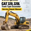 Caterpillar CAT 320, 320L Track Type Excavator Service Repair Manual (1TL00001 and up)