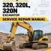 Caterpillar CAT 320, 320L, 320N Excavator Service Repair Manual (4ZJ00001 till 00459)