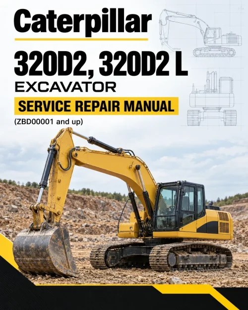 Caterpillar CAT 320D2, 320D2 L Excavator Service Repair Manual (ZBD00001 and up) Caterpillar CAT 320D2, 320D2 L Excavator Service Repair Manual (ZBD00001 and up)