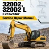 Caterpillar CAT 320D2, 320D2 L Excavator Service Repair Manual (STN00001 and up) Caterpillar CAT 320D2, 320D2 L Excavator Service Repair Manual (STN00001 and up)