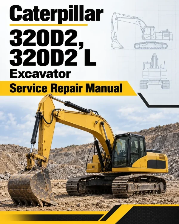 Caterpillar CAT 320D2, 320D2 L Excavator Service Repair Manual (STN00001 and up) Caterpillar CAT 320D2, 320D2 L Excavator Service Repair Manual (STN00001 and up)