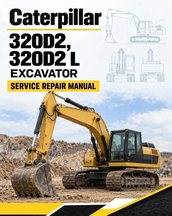 Caterpillar CAT 320D2, 320D2 L Excavator Service Repair Manual (RAR00001 and up)