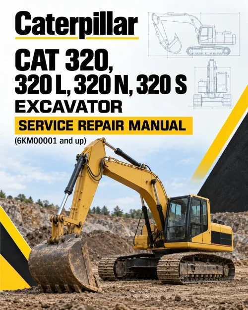 Caterpillar CAT 320, 320 L, 320 N, 320 S Excavator Service Repair Manual (6KM00001 and up) Caterpillar CAT 320, 320 L, 320 N, 320 S Excavator Service Repair Manual (6KM00001 and up)