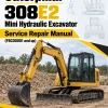 Caterpillar CAT 308E2 Mini Hydraulic Excavator Service Repair Manual (F8C00001 and up) Caterpillar CAT 308E2 Mini Hydraulic Excavator Service Repair Manual (F8C00001 and up)