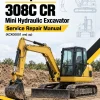 Caterpillar CAT 308C CR Mini Hydraulic Excavator Service Repair Manual (KCX00001 and up) Caterpillar CAT 308C CR Mini Hydraulic Excavator Service Repair Manual (KCX00001 and up)