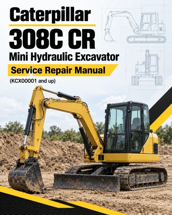 Caterpillar CAT 308C CR Mini Hydraulic Excavator Service Repair Manual (KCX00001 and up) Caterpillar CAT 308C CR Mini Hydraulic Excavator Service Repair Manual (KCX00001 and up)