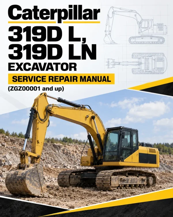 Caterpillar CAT 319D L, 319D LN Excavator Service Repair Manual (ZGZ00001 and up) Caterpillar CAT 319D L, 319D LN Excavator Service Repair Manual (ZGZ00001 and up)