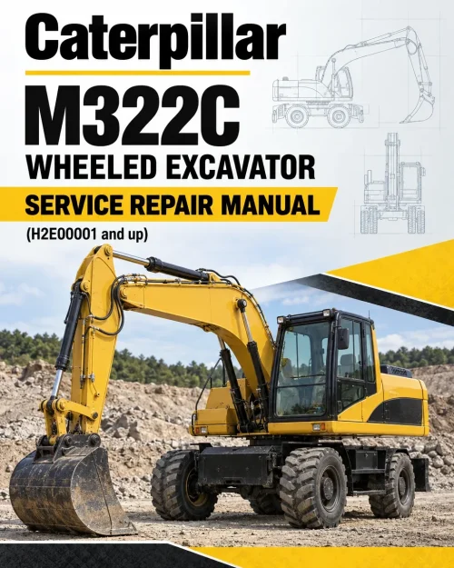 Caterpillar CAT M322C Wheeled Excavator Service Repair Manual (H2E00001 and up) Caterpillar CAT M322C Wheeled Excavator Service Repair Manual (H2E00001 and up)
