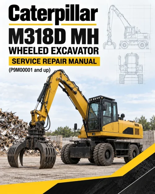 Caterpillar CAT M318D MH Wheeled Excavator Service Repair Manual (P9M00001 and up) Caterpillar CAT M318D MH Wheeled Excavator Service Repair Manual (P9M00001 and up)