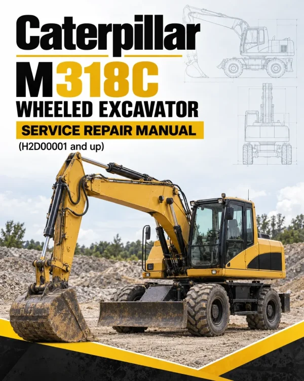 Caterpillar CAT M318C Wheeled Excavator Service Repair Manual (H2D00001 and up) Caterpillar CAT M318C Wheeled Excavator Service Repair Manual (H2D00001 and up)