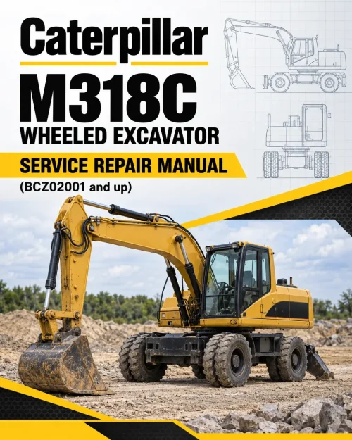 Caterpillar CAT M318C Wheeled Excavator Service Repair Manual (BCZ02001 and up) Caterpillar CAT M318C Wheeled Excavator Service Repair Manual (BCZ02001 and up)