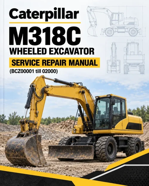 Caterpillar CAT M318C Wheeled Excavator Service Repair Manual (BCZ00001 till 02000) Caterpillar CAT M318C Wheeled Excavator Service Repair Manual (BCZ00001 till 02000)