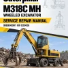 Caterpillar CAT M318C MH Wheeled Excavator Service Repair Manual (BEB00001 till 02000)