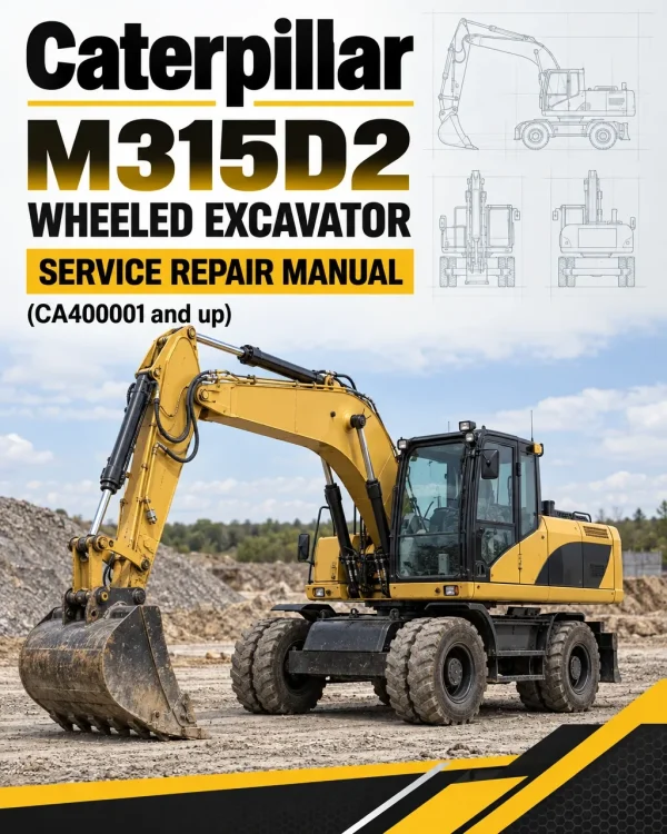 Caterpillar CAT M315D2 Wheeled Excavator Service Repair Manual (CA400001 and up) Caterpillar CAT M315D2 Wheeled Excavator Service Repair Manual (CA400001 and up)
