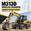 Caterpillar CAT M313D Wheeled Excavator Service Repair Manual (K3D00001 and up) Caterpillar CAT M313D Wheeled Excavator Service Repair Manual (K3D00001 and up)