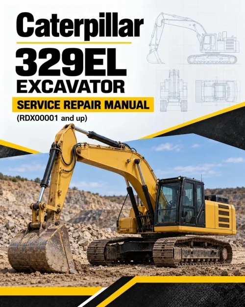 Caterpillar CAT 329EL Excavator Service Repair Manual (RDX00001 and up) Caterpillar CAT 329EL Excavator Service Repair Manual (RDX00001 and up)