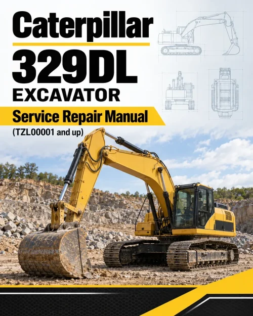 Caterpillar CAT 329DL Excavator Service Repair Manual (TZL00001 and up) Caterpillar CAT 329DL Excavator Service Repair Manual (TZL00001 and up)