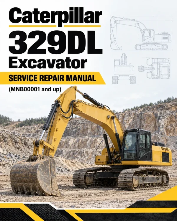 Caterpillar CAT 329DL Excavator Service Repair Manual (MNB00001 and up)