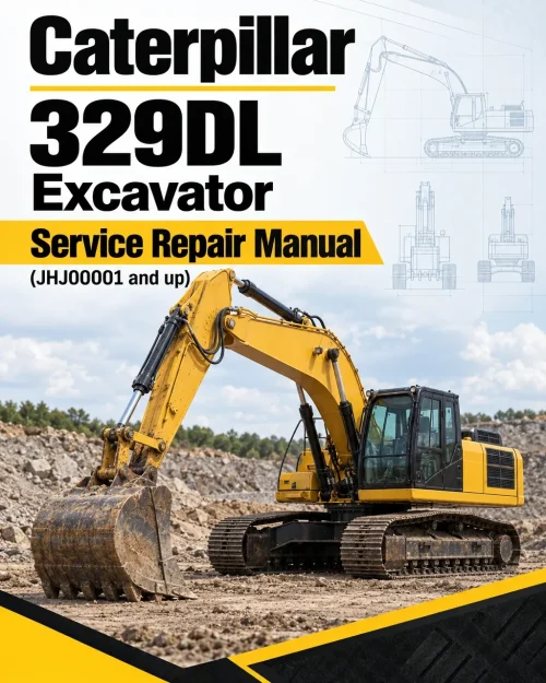 Caterpillar CAT 329DL Excavator Service Repair Manual (JHJ00001 and up)