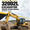 Caterpillar CAT 320D2L Excavator Service Repair Manual (KHR00001 and up)