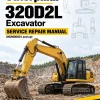 Caterpillar CAT 320D2L Excavator Service Repair Manual (HDM00001 and up)