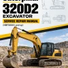Caterpillar CAT 320D2 Excavator Service Repair Manual (NBF00001 and up) Caterpillar CAT 320D2 Excavator Service Repair Manual (NBF00001 and up)