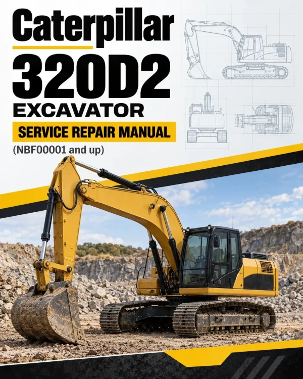 Caterpillar CAT 320D2 Excavator Service Repair Manual (NBF00001 and up) Caterpillar CAT 320D2 Excavator Service Repair Manual (NBF00001 and up)