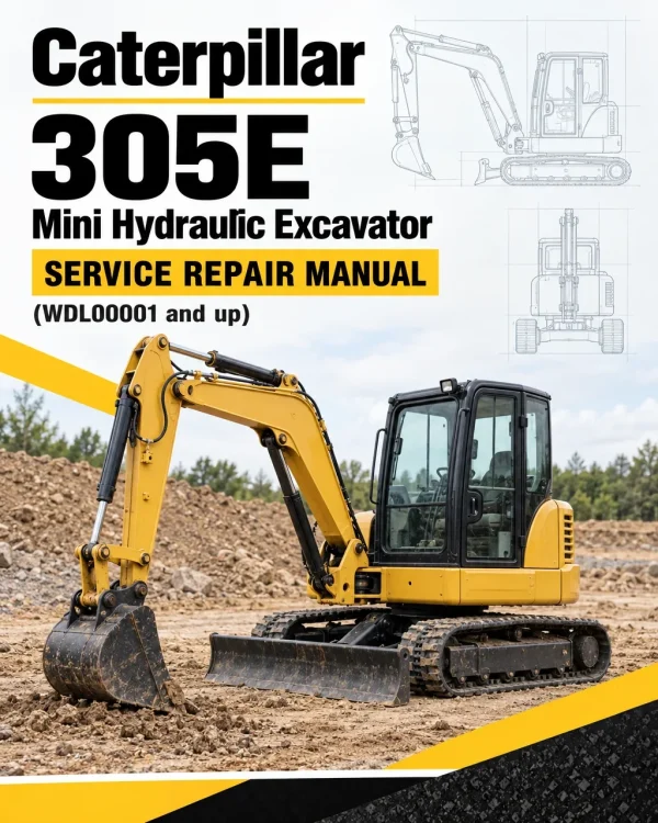 Caterpillar CAT 305E Mini Hydraulic Excavator Service Repair Manual (WDL00001 and up) Caterpillar CAT 305E Mini Hydraulic Excavator Service Repair Manual (WDL00001 and up)