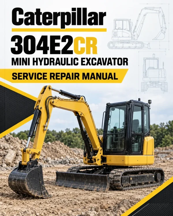 Caterpillar CAT 304E2CR Mini Hydraulic Excavator Service Repair Manual (KC400001 and up)