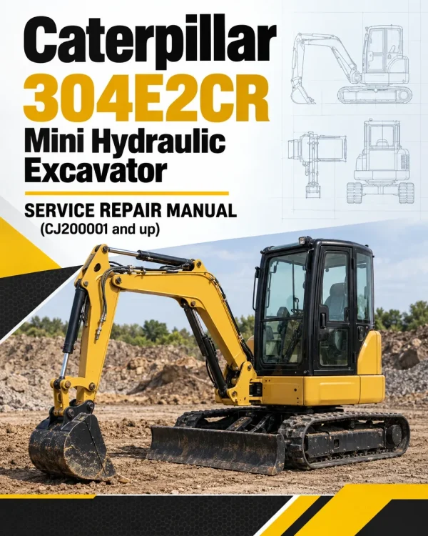 Caterpillar CAT 304E2CR Mini Hydraulic Excavator Service Repair Manual (CJ200001 and up) Caterpillar CAT 304E2CR Mini Hydraulic Excavator Service Repair Manual (CJ200001 and up)