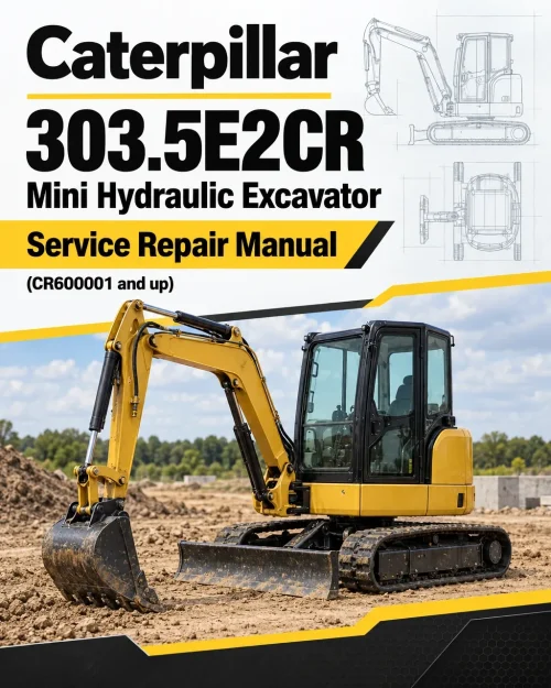 Caterpillar CAT 303.5E2CR Mini Hydraulic Excavator Service Repair Manual (CR600001 and up) Caterpillar CAT 303.5E2CR Mini Hydraulic Excavator Service Repair Manual (CR600001 and up)