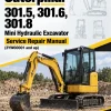 Caterpillar CAT 301.5, 301.6, 301.8 Mini Hydraulic Excavator Service Repair Manual (3YW00001 and up) Caterpillar CAT 301.5, 301.6, 301.8 Mini Hydraulic Excavator Service Repair Manual (3YW00001 and up)