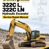 Caterpillar CAT 322C L, 322C LN Hydraulic Excavator Service Repair Manual (MAR00001 and up)