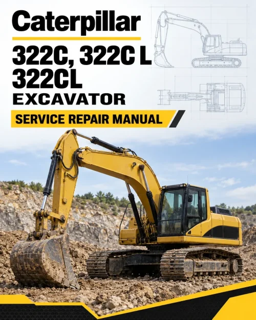 Caterpillar CAT 322C, 322C L 322CL Excavator Service Repair Manual (FED00001 and up) Caterpillar CAT 322C, 322C L 322CL Excavator Service Repair Manual (FED00001 and up)