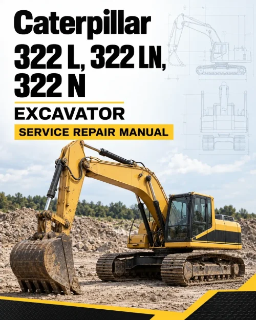 Caterpillar CAT 322 L, 322 LN, 322 N Excavator Service Repair Manual (8ML00001 and up) Caterpillar CAT 322 L, 322 LN, 322 N Excavator Service Repair Manual (8ML00001 and up)
