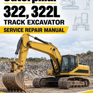 Caterpillar CAT 322, 322L Track Excavator Service Repair Manual (7WL00001 and up)