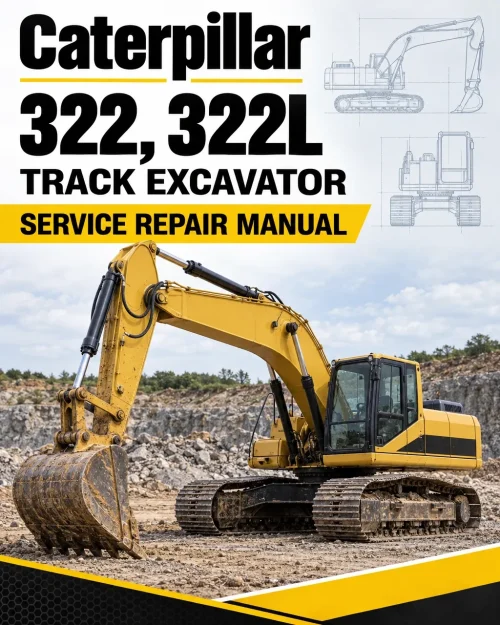 Caterpillar CAT 322, 322L Track Excavator Service Repair Manual (7WL00001 and up) Caterpillar CAT 322, 322L Track Excavator Service Repair Manual (7WL00001 and up)