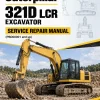 Caterpillar CAT 321D LCR Excavator Service Repair Manual (PBD00001 and up)