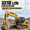 Caterpillar CAT 321D LCR Excavator Service Repair Manual (MPG00001 and up)