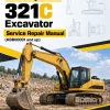 Caterpillar CAT 321C Excavator Service Repair Manual (KBB00001 and up) Caterpillar CAT 321C Excavator Service Repair Manual (KBB00001 and up)