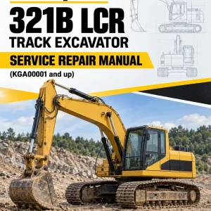Caterpillar CAT 321B LCR Track Excavator Service Repair Manual (KGA00001 and up)