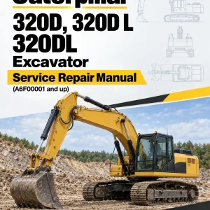 Caterpillar CAT 320D, 320D L 320DL Excavator Service Repair Manual (A6F00001 and up)