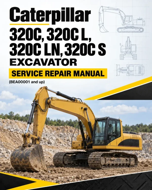 Caterpillar CAT 320C, 320C L, 320C LN, 320C S Excavator Service Repair Manual (BEA00001 and up) Caterpillar CAT 320C, 320C L, 320C LN, 320C S Excavator Service Repair Manual (BEA00001 and up)