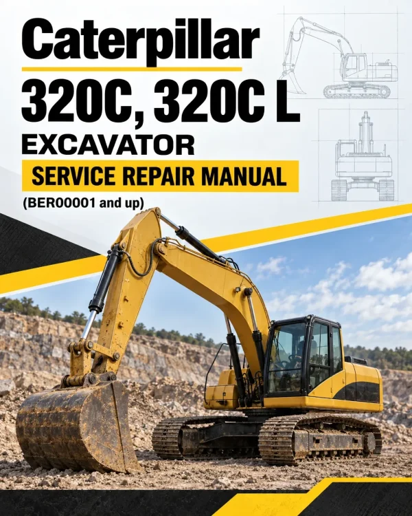 Caterpillar CAT 320C, 320C L Excavator Service Repair Manual (BER00001 and up)
