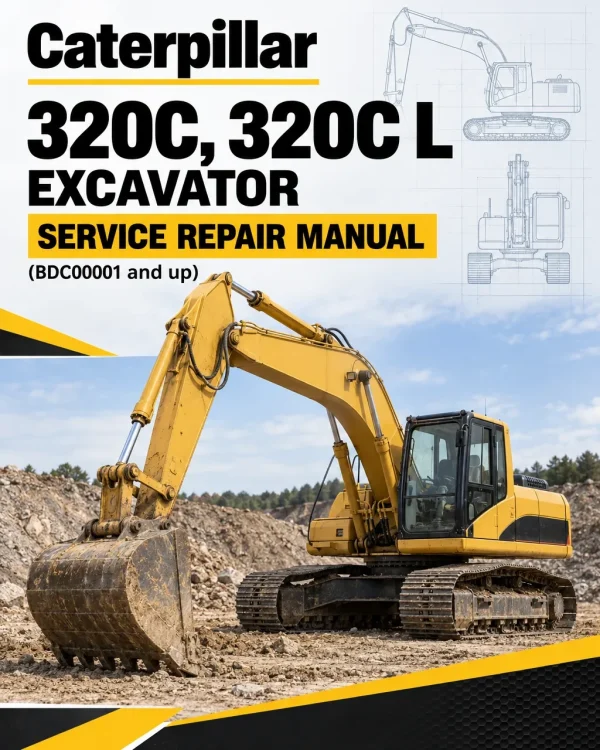 Caterpillar CAT 320C, 320C L Excavator Service Repair Manual (BDC00001 and up) Caterpillar CAT 320C, 320C L Excavator Service Repair Manual (BDC00001 and up)