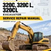Caterpillar CAT 320C, 320C L, 320CL Excavator Service Repair Manual (SBN00001 and up)