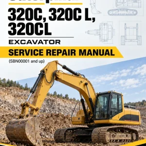 Caterpillar CAT 320C, 320C L, 320CL Excavator Service Repair Manual (SBN00001 and up)